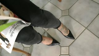 adult video clip 6 High Heel Dangling and Boots - High Heels Dangling And Jeans | femdom pov | feet porn femdom tied handjob-7