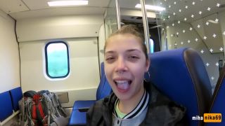 hardcore girl porn hardcore porn | MihaNika69 - Real Public Blowjob in the Train ¦ POV Oral Creampie by MihaNika69  | russian girls-9