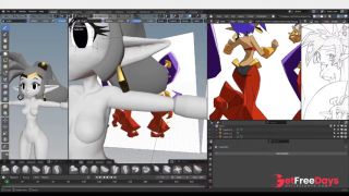 Shantae Modeling stream-3