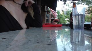 Shy Goth Exhibitionist Dinner Date And Bookstore Flashing-5