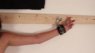 xxx video clip 17 butt fetish bdsm porn | Bondage Junkies – Ariel vs. The Wall Chains | thumbcuffs-5