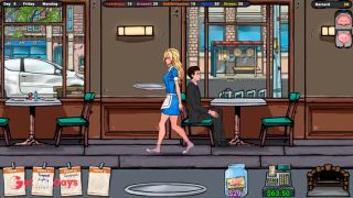 cute girl gets a job at a pizzeria and horny customers touch her ass part 2-7
