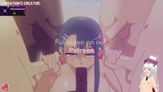 Verified Amateurs Sexy Nagatoro make a gang bang with students beach Xtremetoons animation - Jazziuu-0