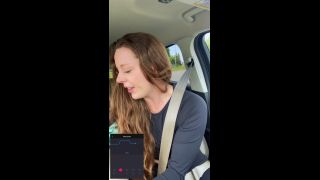 Nadia Foxx ORGASMIC CAR RIDE LUSH TIME ft  McDonalds Drive Thru (Pt  4)!!-9