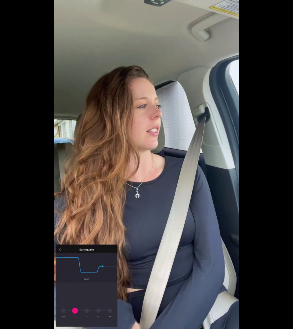 Nadia Foxx ORGASMIC CAR RIDE LUSH TIME ft  McDonalds Drive Thru (Pt  4)!!
