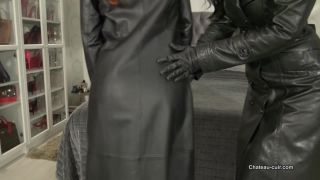 xxx video 48 Kinky Leather Clips – Double Leather Coat JOI Liza and Liz Rainbow on femdom porn amputee fetish-2
