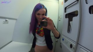 online clip 26 Sia Siberia in Jerking off my pussy in the airplane and cum Sia Siberia - fetish - femdom porn amateur fetish porn-9