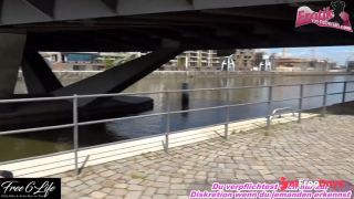 Real German couple fucks in unusual places-9