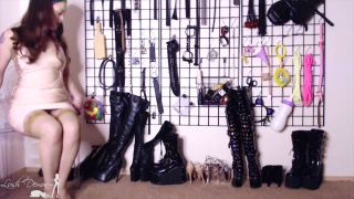 free adult video 19 DemonGoddessJ – Boot Fetish Fantasy, femdom foot humiliation on femdom porn -0