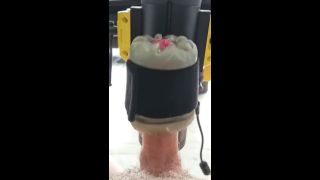 Amateur theHandy fleshlight masturbator handsfree edging cumshot-2