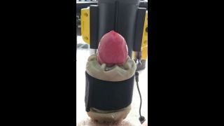 Amateur theHandy fleshlight masturbator handsfree edging cumshot-5