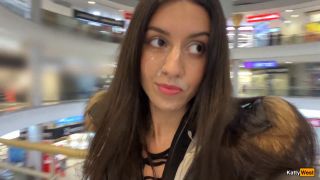 Katty West - Cumwalk in Public Shopping Mall Full HD - Public sex-0