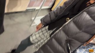 Katty West - Cumwalk in Public Shopping Mall Full HD - Public sex-1