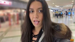 Katty West - Cumwalk in Public Shopping Mall Full HD - Public sex-5