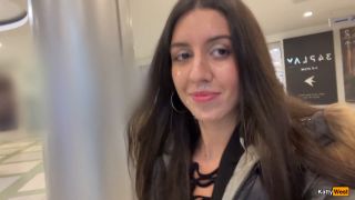 Katty West - Cumwalk in Public Shopping Mall Full HD - Public sex-6