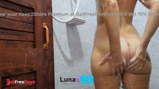 Watch me SHAVE and Shower  Jerk off NOW - Luna Daily Vlog - LunaxSun-1