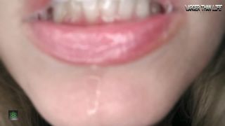 LTLGiantessClips - PennyPlace in Giantess Mouth & Nipple Play for JOI - Drool-7