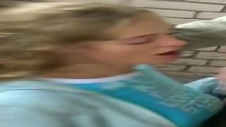 Public blow job on the balcony-7