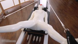 free video 4 catheter fetish PolyFetish Studio - White Latex Doll Gets Her Physical Workout Session With Orgasm (2023), fetish videos on femdom porn-1