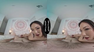 UP CLOSE VR  Petite BABE Lulu Chu Wears Stockings While She Fucks You G-9