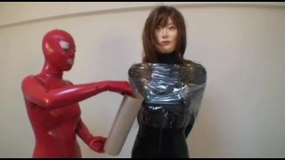 7118 Female Rubber Female Rubber Suffocation Full Body Restraint-1