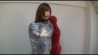 7118 Female Rubber Female Rubber Suffocation Full Body Restraint-2