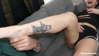 Taworship - Horny Step daughter Peaches At It Again - Foot comparison-0