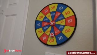 A hot game of strip darts with a competitive spirit fueled by desire-5