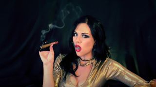 online clip 9 sfm femdom Young Goddess Kim - Celebratory Cigar, femdom on femdom porn-0
