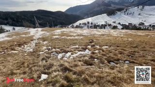 [GetFreeDays.com] Outdoor Risky Fuck on Ski Slope with perfect body brunette Porn Clip March 2023-9