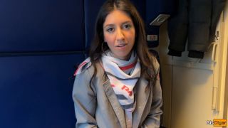 Katty West - Train Conductor Caught Passenger Jerking Off But Wasnt Confused And Jumped On His Cock Full HD-1