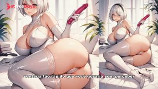 [GetFreeDays.com] 2B te mostrando o plug anal no cuzinho dela - Anime Joi Porn Clip May 2023-3