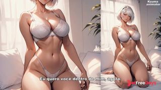 [GetFreeDays.com] 2B te mostrando o plug anal no cuzinho dela - Anime Joi Porn Clip May 2023-6