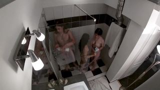 Threesome Shower With Girlfriend And Stepsister 1080p-1