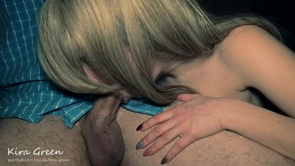 Kira GreenSloppy Blowjob, Hot Blonde Love Suck Big Dick - Amateur Homevideo Teen Kira Green - 1080p
