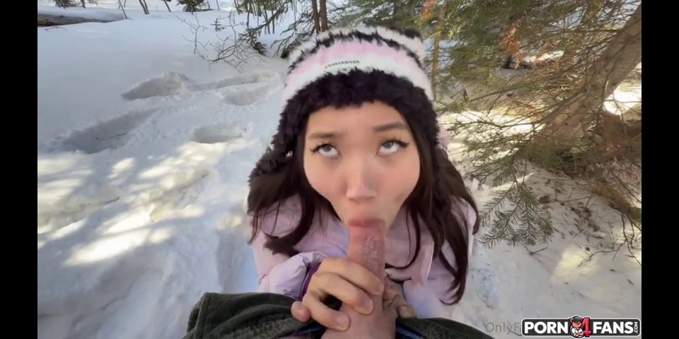 Lucy Mochi Outdoor Anal Sex In The Snow Lucy Mochi  sex