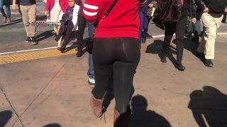 CandidCreeps 689 See Thru Leggings Yoga Pants Thong Public St-1