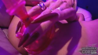 Mia18 - Hot Skinny Blonde Mia18 Panty Stuffing Vacuum Suction On Her Pussy And.-2