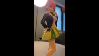 Hentai Videos 五等分の花嫁中野一花制服ver.フィギュアにぶっかけオナニー-0