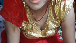 Lalitabhabhi - Indian Village house wife bedroom fucking tight pusssy with step brother-1