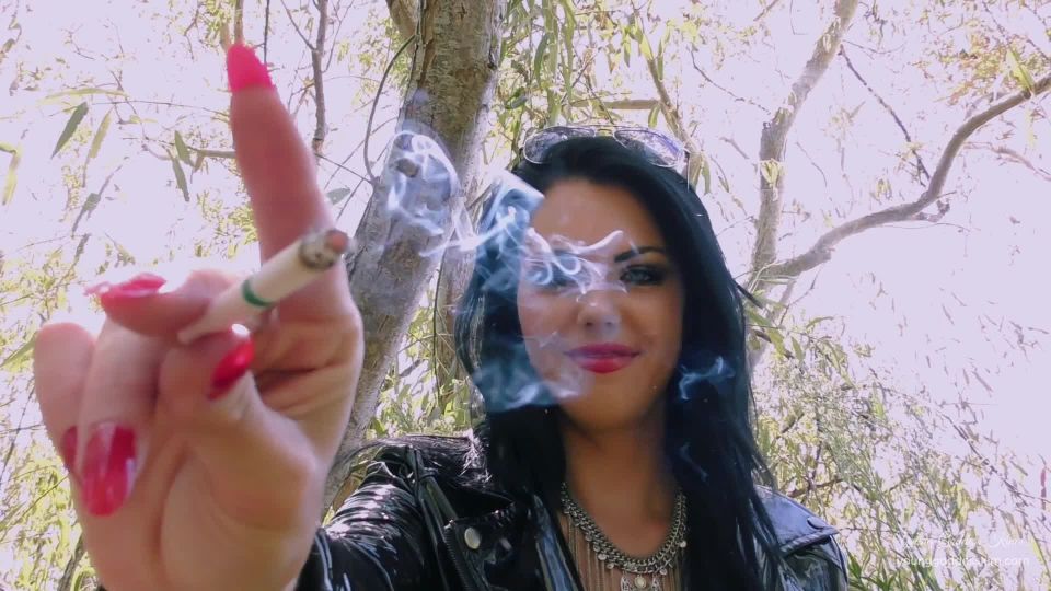 porn video 11 femdom oral feet porn | Young Goddess Kim - Forest Foot Slave | latex