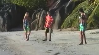 Kristina Lion - BTS - Seychelles beach and 1 boy-0