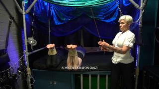 MISTRESS BATON - Double Bondage & Bastinado.-5