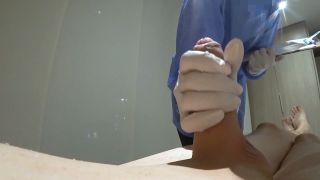 Public Crazy Place - TWO NURSES scrutinised my dick and licks ass in the hospital. 1080P - Ffm-8