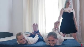 RussianFetish - Miss fatty vs two girls included ticklish Dunya in 3 positions Tickling!-1