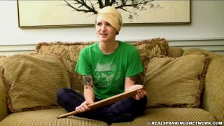 online video 48 Devons First Paddling | bdsm porn | femdom porn bdsm black and white-1