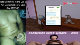 Femdom Wife Game - Zoe PT 5 COCK CAM GAMEPLAY-7