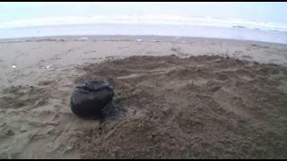 7256 Rubber Girl In The Beach-8