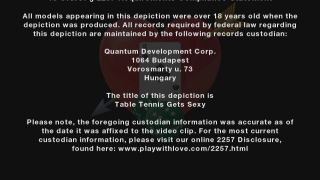 Exciting Ping Pong Fever: Sexy Scenes with Nesty Sabby Denis-1