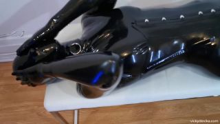 Vicky Devika – Having Some Fun With a Breathplay Hood Nose Holes Only and a Gasmask - Ruined orgasm-9